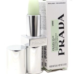 NIB Prada Lip Balm full-size refillable in U000 universal